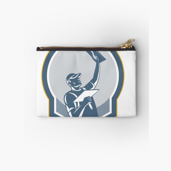 Item preview, Plasterer Masonry Worker Retro designed and sold by patrimonio.
