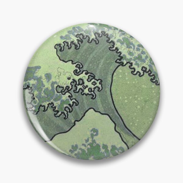 Item preview, Green Round wave designed and sold by itwasallmydream.