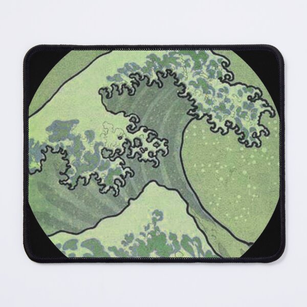 Item preview, Green Round wave designed and sold by itwasallmydream.