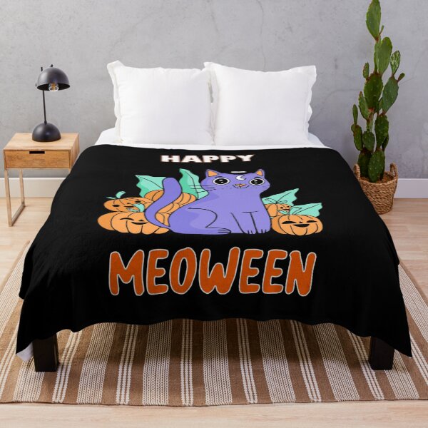 Item preview, Happy Meoween Gift Halloween Day, Thanksgiving, Christmas Day designed and sold by CarolynManni.
