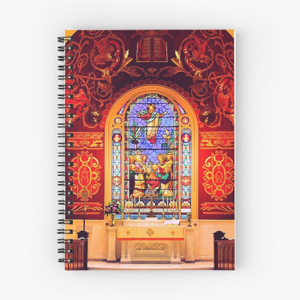 Item preview, Catholic Altar with Beautiful Stained Glass designed and sold by AnimaChristi.