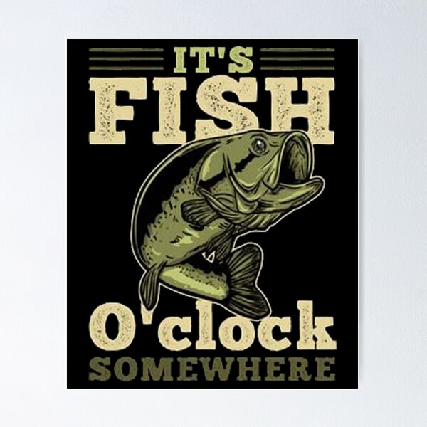 Item preview, It's Fish O'clock Somewhere designed and sold by ghazalish.