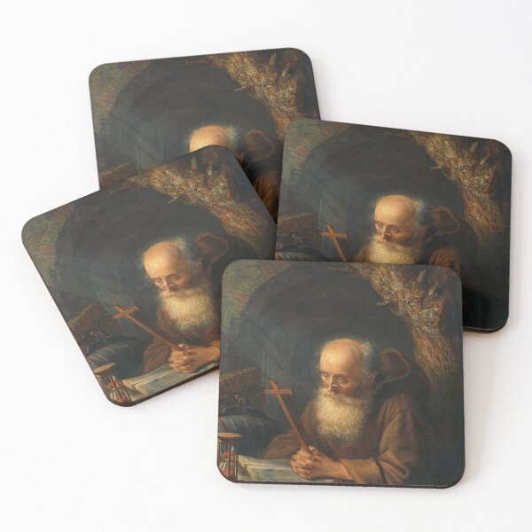 Item preview, Holy Franciscan Friar Painting designed and sold by AnimaChristi.