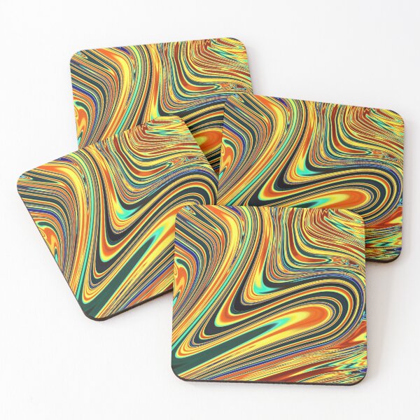 Item preview, Holographic Orange, Red and Blue Marble Chrome Design designed and sold by PrettyPage.