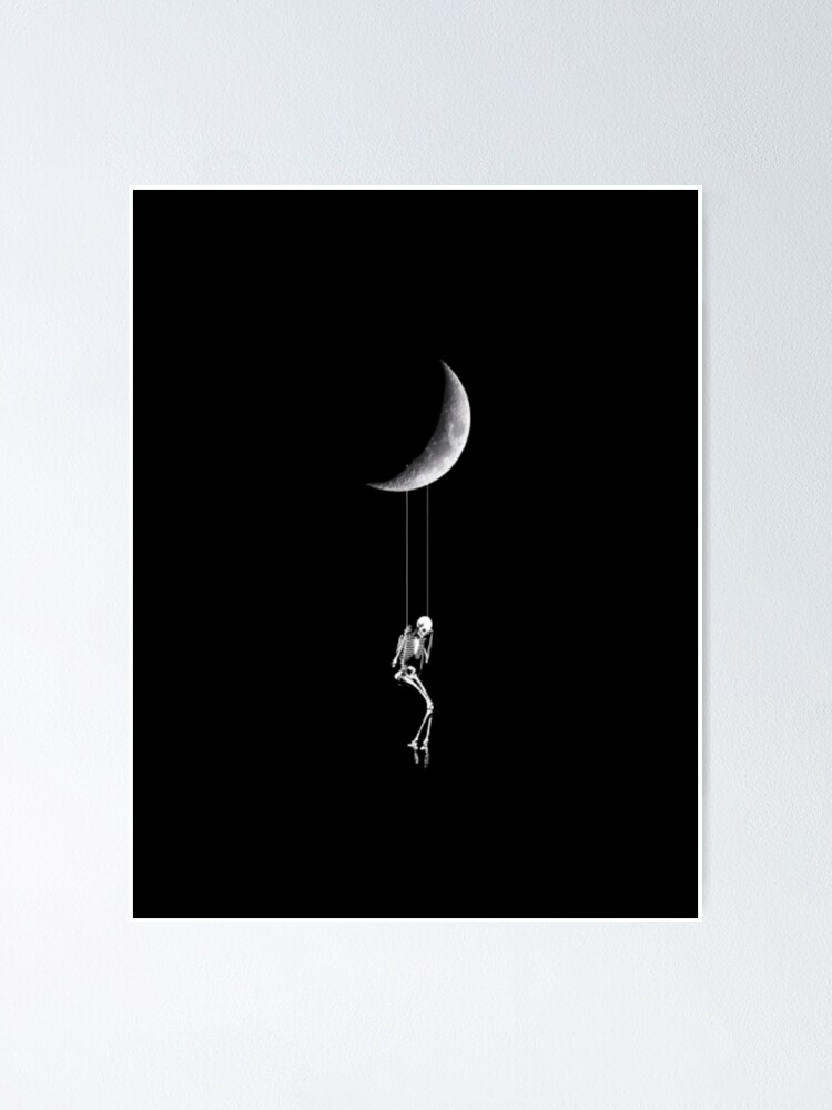 アート・デザイン・音楽 The Moon Belongs to Everyone Everyone Is A Moon And Has A Dark Side 13”x22” Vintage Style