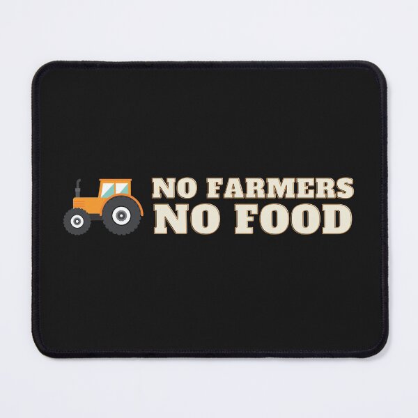 Item preview, No Farmers No Food |T-Shirt | bags | laptop cases | mobile covers | designed and sold by lowkystudio.
