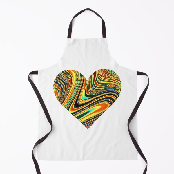 Item preview, Holographic Orange, Red and Blue Marble Chrome Heart Design designed and sold by PrettyPage.