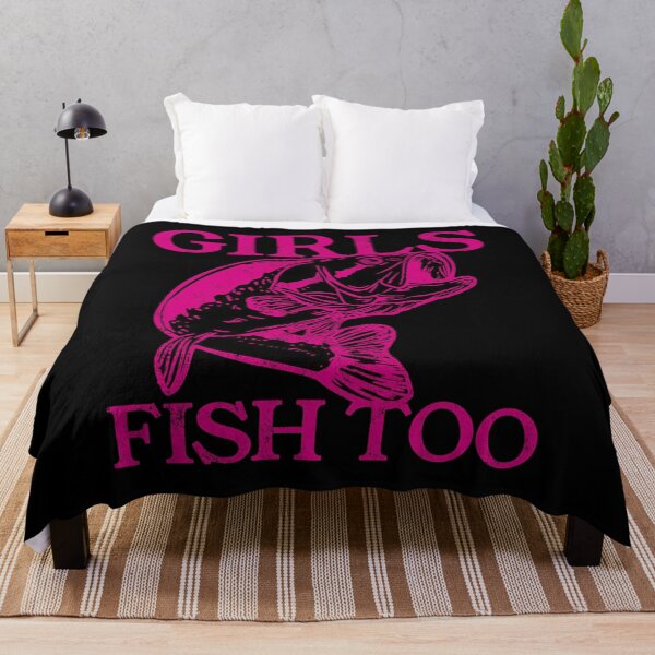 Item preview, Girls Fish Too Funny Fishing Rod Fisherman Angler Women Gift designed and sold by ghazalish.