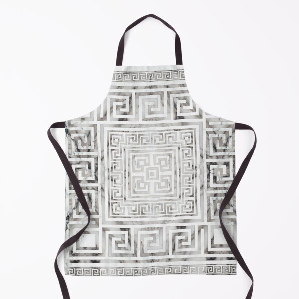 Item preview, Greek Meander - Greek Key White Marble texures designed and sold by k9printart.