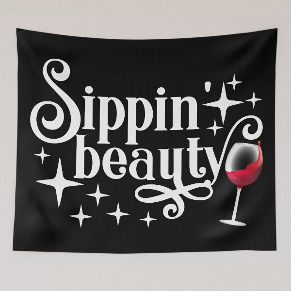Item preview, Sipping Beauty Wine Tasting Shirt designed and sold by lucidfrog.