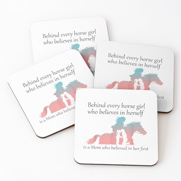 Item preview, behind every horse girl who believes in herself is a mom designed and sold by InzanaXochi.