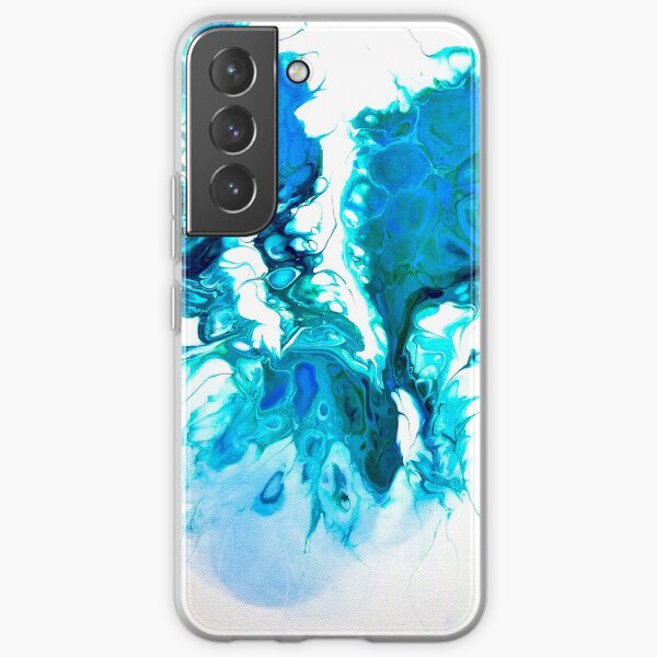 Acrylic Pouring, painting, picture, abstract, acrylic pouring, design, art, modern, new Samsung Galaxy Soft Case