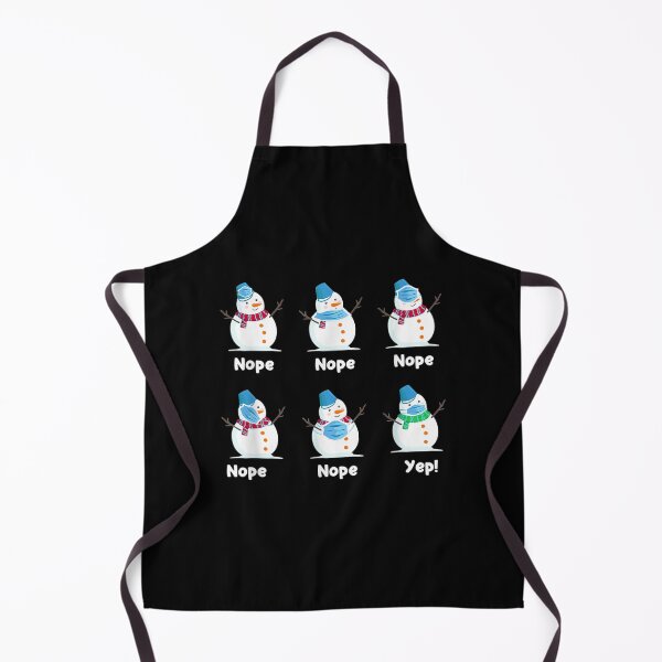 Item preview, Christmas Snowman Wearing Mask Wrong Funny PJs snowmies designed and sold by InzanaXochi.
