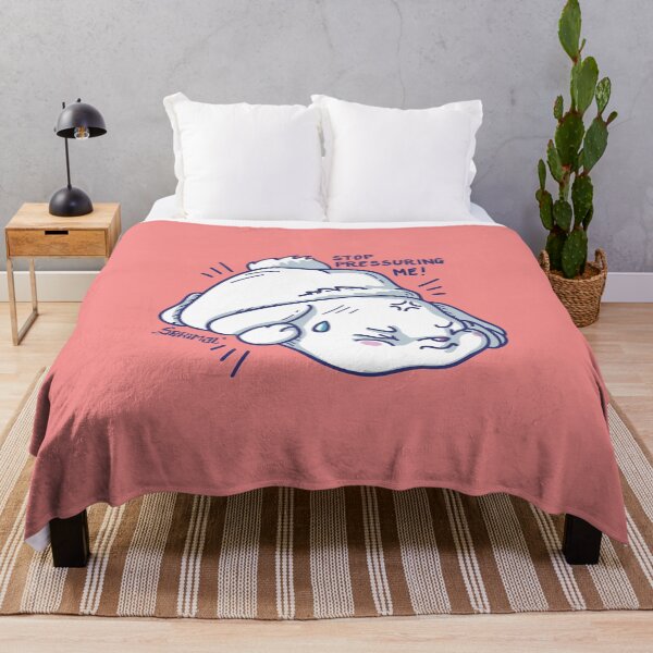 Item preview, Kawaii Cute bunny with a quote "Stop pressuring me!" designed and sold by SPIRIMAL.
