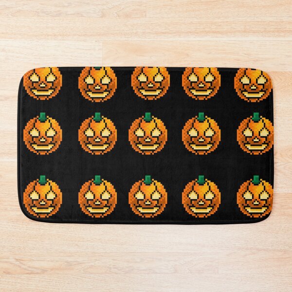 Item preview, Pixel Pumpkin - Jacko-o-Lantern - Halloween Pattern designed and sold by BunnyBizarre.