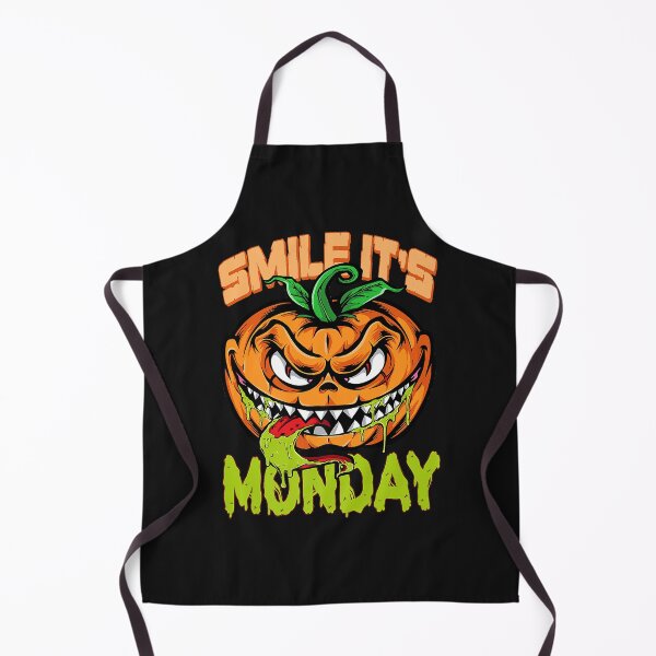 Item preview, Happy Halloween. pumpkin smile it's monday classic T shirt designed and sold by TalbotElizabeth.