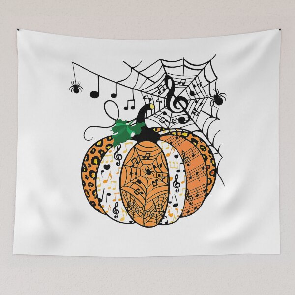 Item preview, Halloween Pumpkin Music Symbols Music Teacher Halloween designed and sold by InzanaXochi.