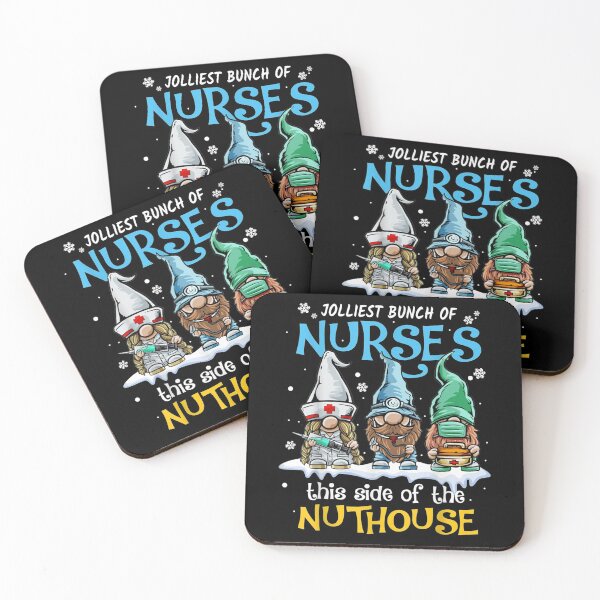 Item preview, Jolliest Bunch of Nurses This Side of the Nuthouse Gnomes designed and sold by InzanaXochi.