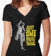 Columbo - Just One More Thing Women's Fitted V-Neck T-Shirt