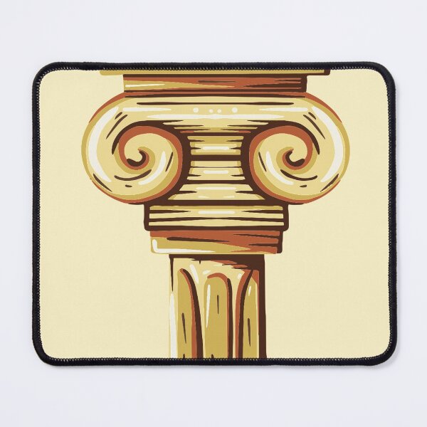 Item preview, Greek Ionic Column Colored - Hand drawn designed and sold by Klotho-Fashion.