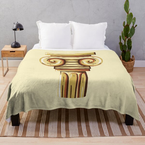 Item preview, Greek Ionic Column Colored - Hand drawn designed and sold by Klotho-Fashion.