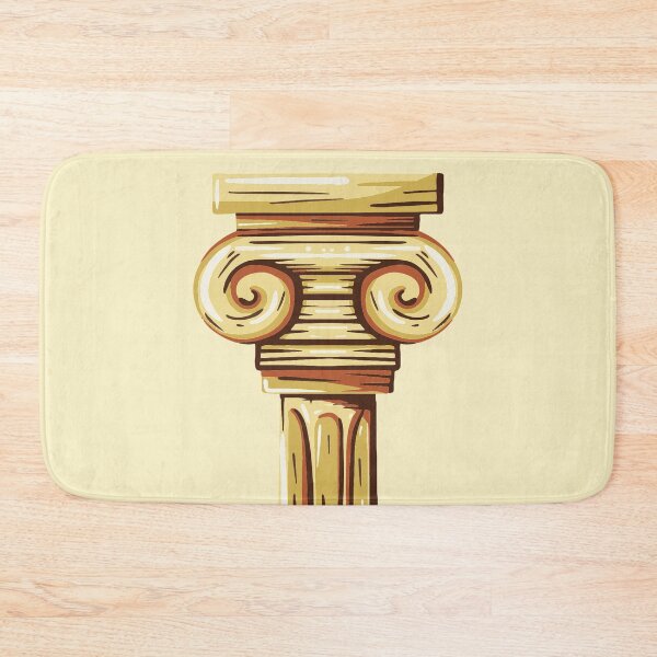 Item preview, Greek Ionic Column Colored - Hand drawn designed and sold by Klotho-Fashion.