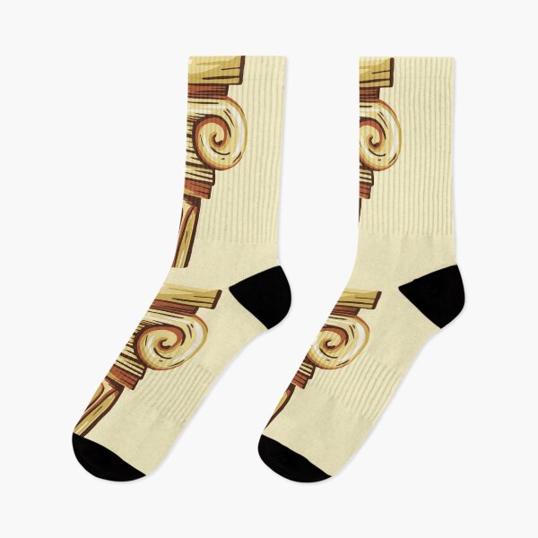 Item preview, Greek Ionic Column Colored - Hand drawn designed and sold by Klotho-Fashion.