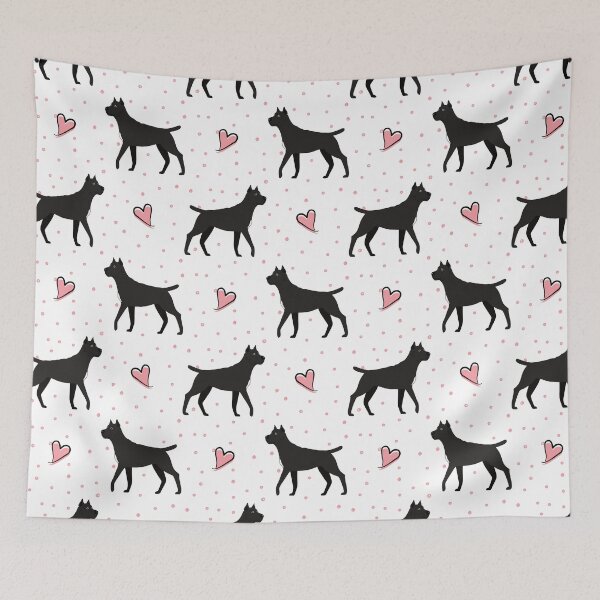 Item preview, Love Black Cane Corso Dog designed and sold by Lulupainting.