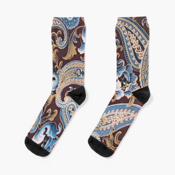 Mens sale paisley socks