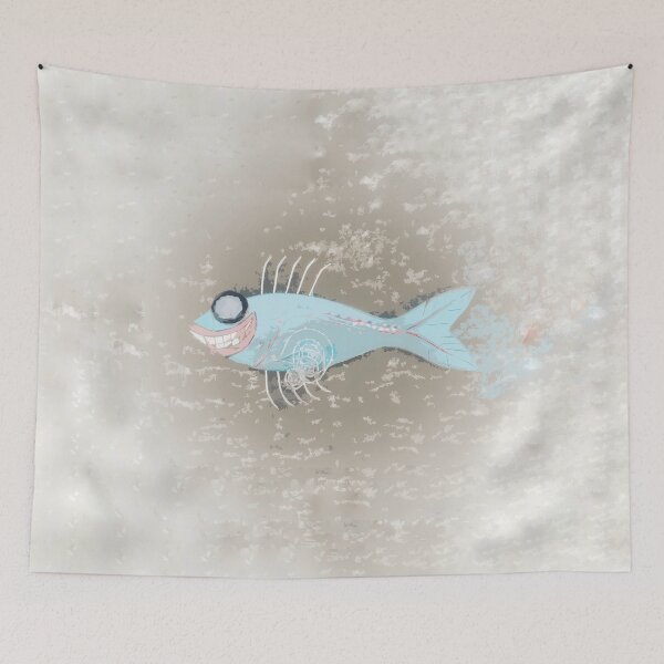 Item preview, Boho Fish 4 Coastal Design Style A Edited PHOTO of Wooden Fish Wall Decor designed and sold by Beachy.