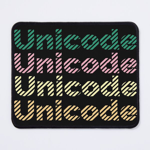 Item preview, Unicode designed and sold by QuietPxl .