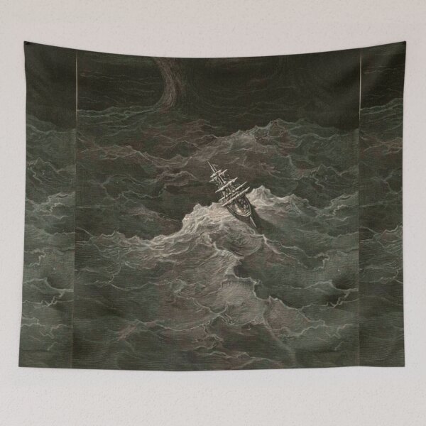 Item preview, Rime of the Ancient Mariner - The Ship Fled the Storm - Samuel Taylor Coleridge designed and sold by Vintage Designs +.