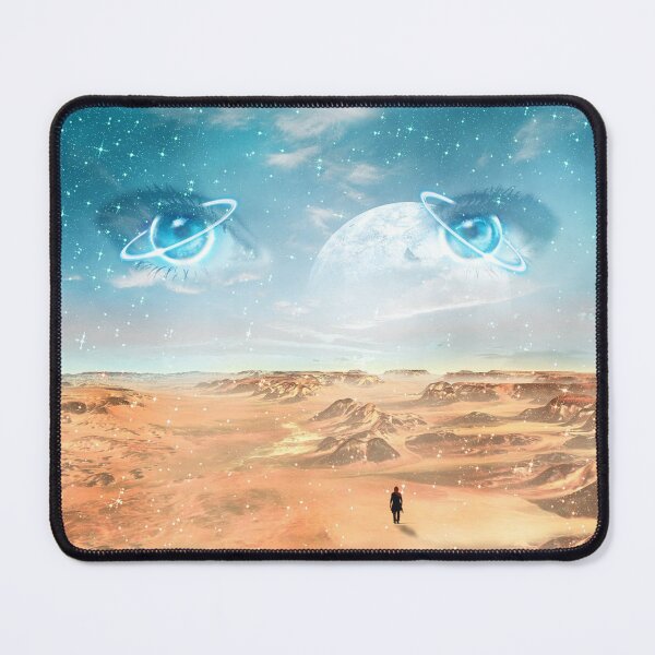 Item preview, Desert Dune and Blue Eyes Galaxy Landscape Planet Sci Fi designed and sold by Jolly-Yosei.