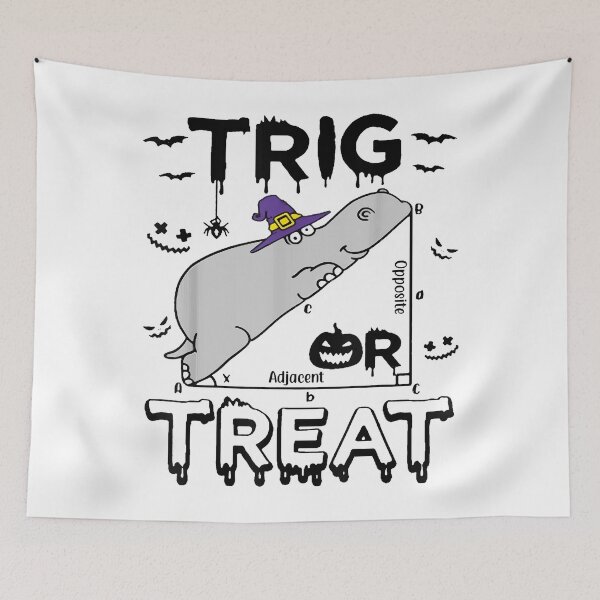 Item preview, Happy Halloween.Trig Or Treat classic T shirt designed and sold by TalbotElizabeth.
