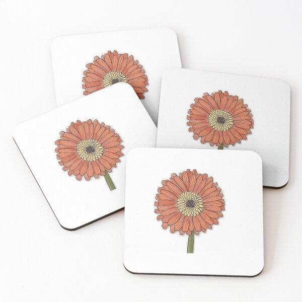 Item preview, Orange Gerbera Daisy Flower  designed and sold by Alima Designs.