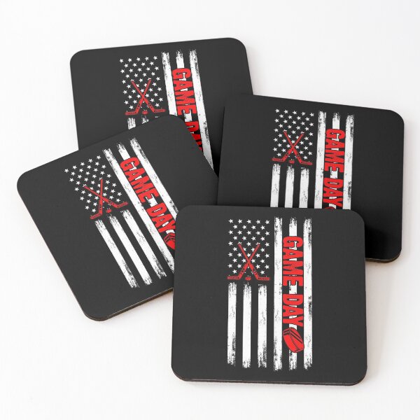 Item preview, Game Day Patriotic Ice Hockey Football Fans Pride Flag designed and sold by Nessshirts.
