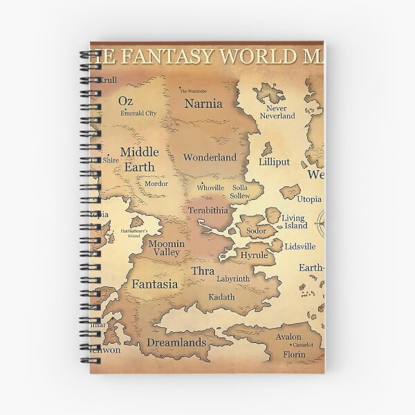 Item preview, Fantasy Worlds Map designed and sold by ojopadonae.