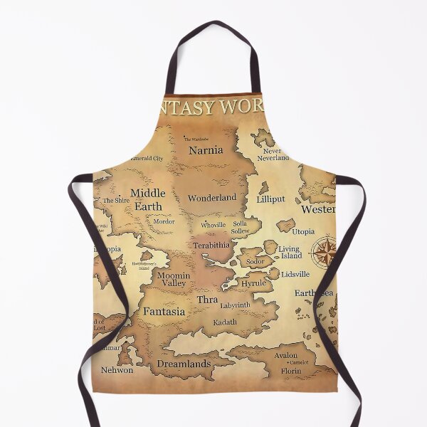 Item preview, Fantasy Worlds Map designed and sold by ojopadonae.