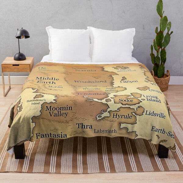 Item preview, Fantasy Worlds Map designed and sold by ojopadonae.