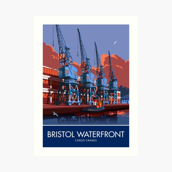 Bristol Waterfront Kunstdruck