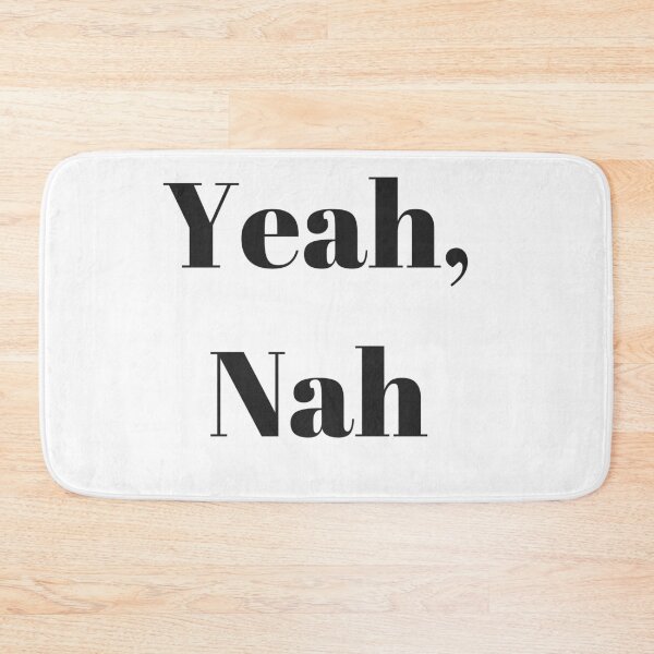Item preview, Classic Yeah Nah in Black Text designed and sold by freedom4life.