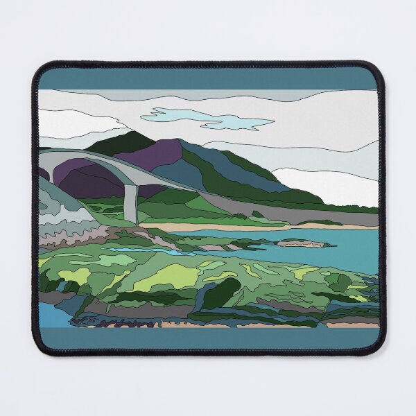 Item preview, The Atlantic Road, Norway - Digital Landscape designed and sold by Jenny Cathcart.