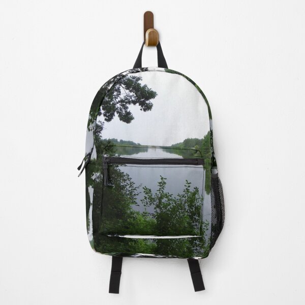 Item preview, Nature Photograph Pine Trees & Lake designed and sold by tamdevo1.