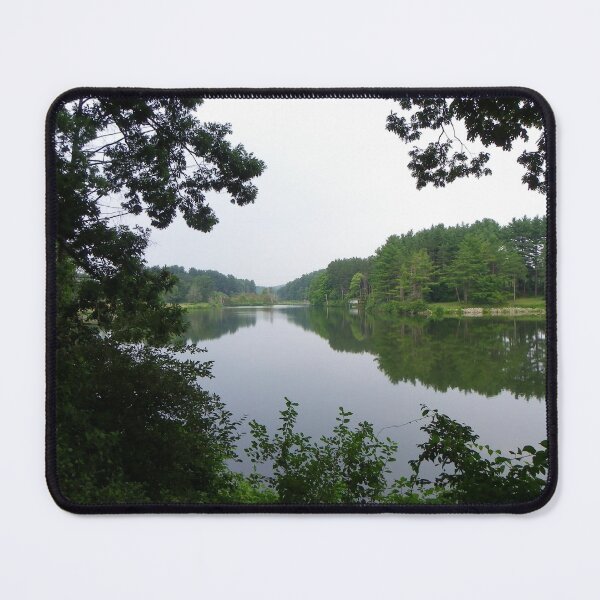 Item preview, Nature Photograph Pine Trees & Lake designed and sold by tamdevo1.