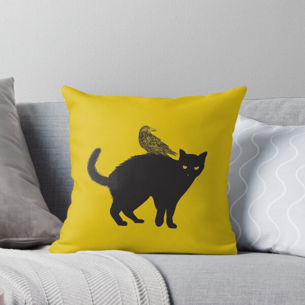 Item preview, Black Cat and Crow designed and sold by NomadMessenger.