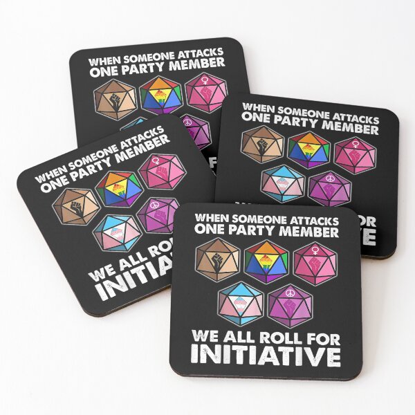 Item preview, When someone attacks one party member we roll for initiative designed and sold by InzanaXochi.