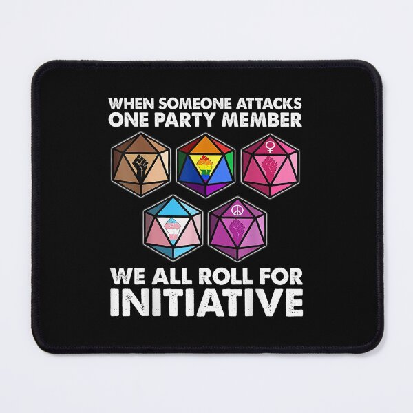 Item preview, When someone attacks one party member we roll for initiative designed and sold by InzanaXochi.