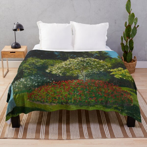 Item preview, Dama del arte impresionista en el jardín (1867) de Claude Monet designed and sold by Designedbysm.
