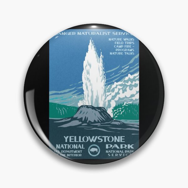 Artikelvorschau, Yellowstone Nationalpark Vintage WPA Poster entworfen und verkauft von JordanHolmes.