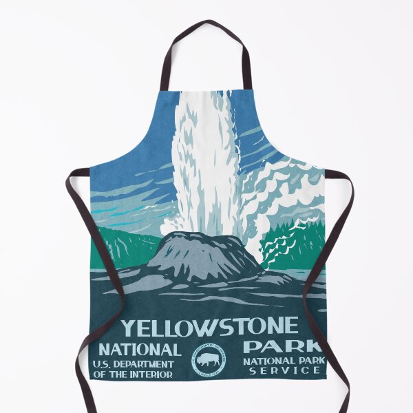 Item preview, Yellowstone National Park Vintage WPA Poster designed and sold by JordanHolmes.
